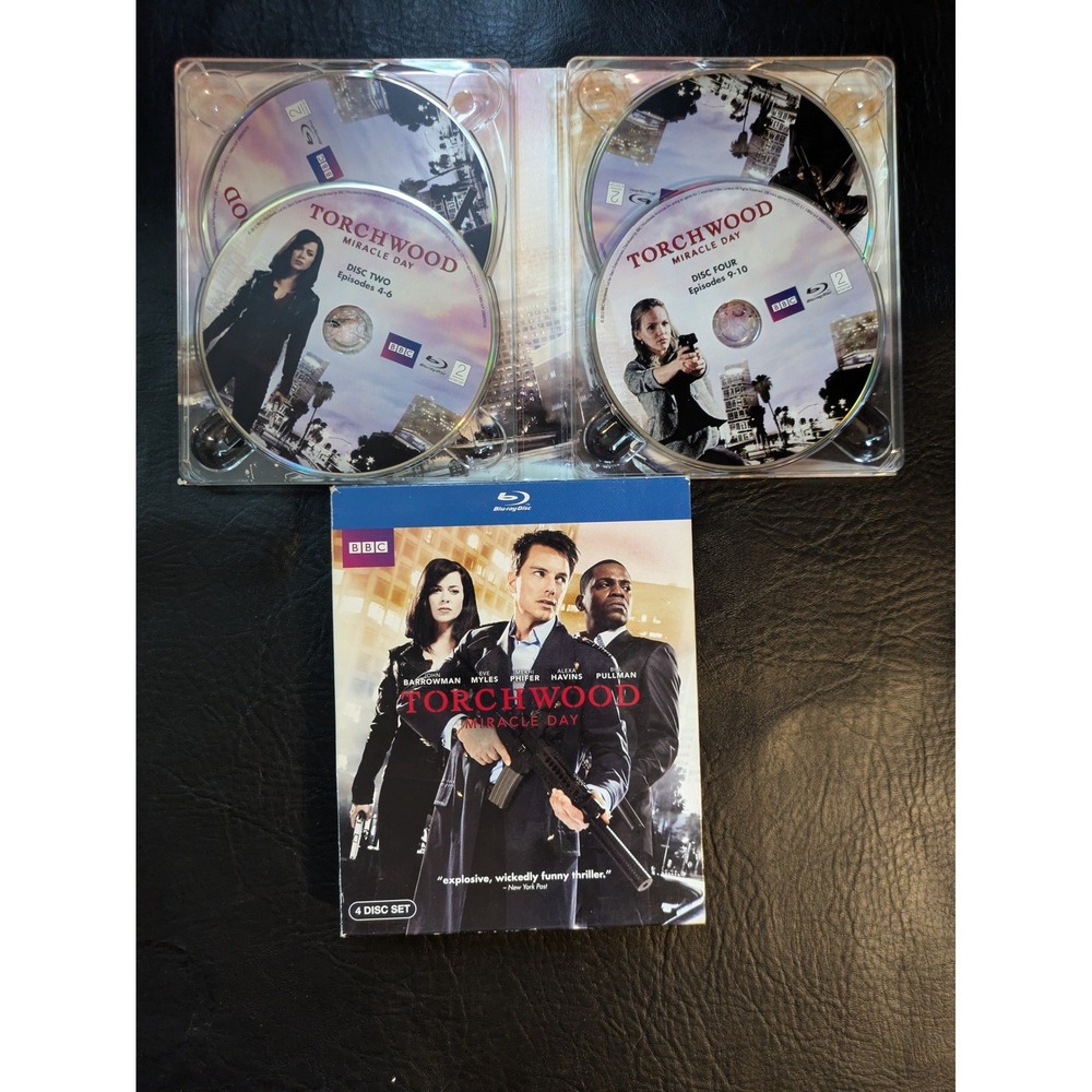 Torchwood Miracle Day Blu-ray 4-Disc Set BBC Sci-Fi Series John Barrowman